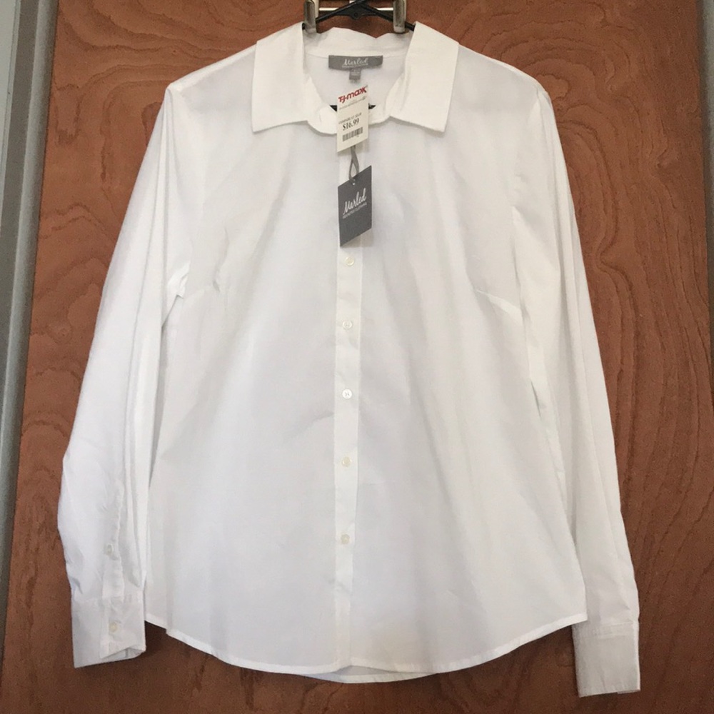 White Collared Shirt